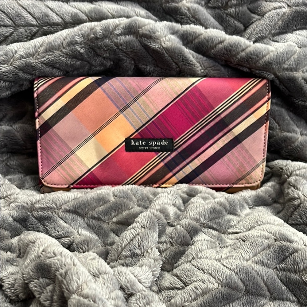 VINTAGE Kate Spade Plaid Wallet